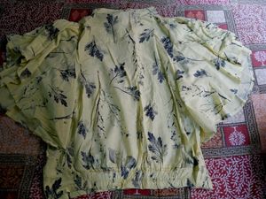 Leaf Print Top