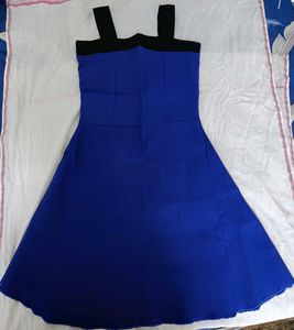 Blue &amp; Black A-Line Top