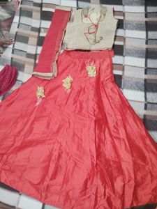 Red Lehenga Choli Set