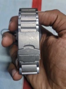 not working Fastrack Silver Watch