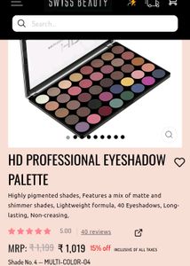 Swiss Beauty Eyeshadow