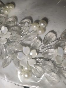 Pearl &amp; Crystal Hair Vine