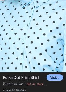 Polka Dot Shirt 🩵
