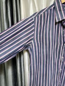 Rich Pebble Striped Button Down