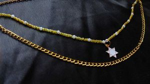 Layered Star of David Necklace