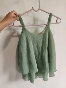 Sage Green Layered Tank Top