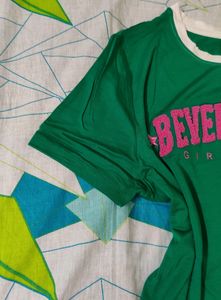 Ginger Green And White Tshirt