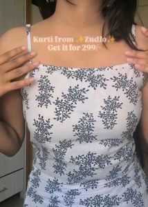 Zudio Printed Kurti✨🤍