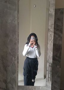 Uniqlo Brand White Korean Top