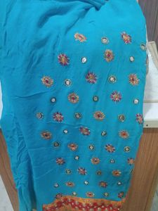 Blue Saree