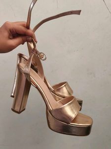 Rose Gold Platform Heels