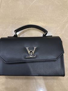 Chic Black Top Handle Bag