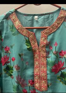 Floral Print Kurta