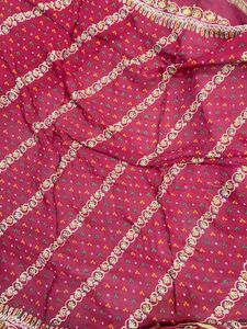 Heavy Work Gujarati Chunri Saree