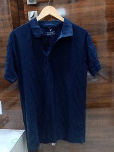 Navy Blue Polo Tshirt Men
