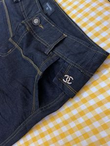 Chanel Vintage Wide Leg Denim Jeans Waist 30-32