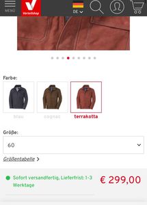 Terracotta Casual Jacket