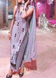 Long Kurti Pant Suit.