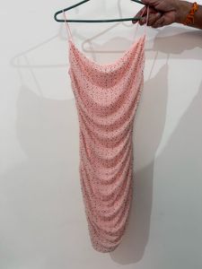 Pink Bodycon Mini Dress