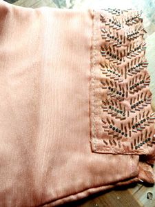 Peach Colour Saree Blouse size 44