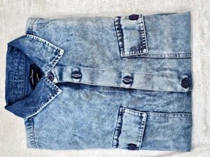 Denim Short Sleeve Shirt