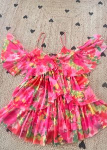 Floral Tulle Dress