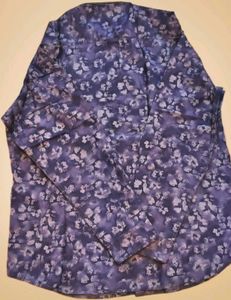 John Players Jeans Indigo Floral Print Shirt