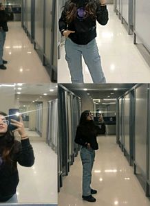 Light Wash Cargo Jeans