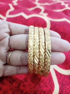 Gold Plated Bangles For Women