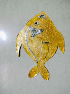 Golden FISH design Decoration