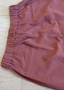 Beautiful Peach Pink Colour Formal Pants