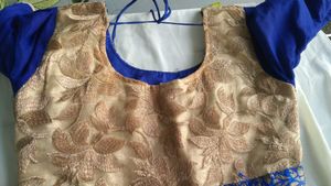 Elegant Blue Ethnic Gown