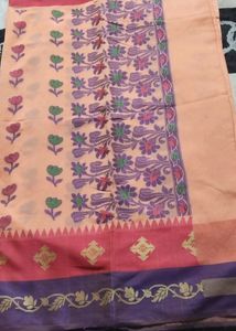 eeBeutiful Saree Pure Cotton Blouse Ready To Wear