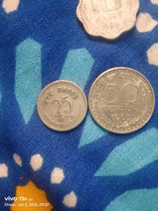 Rare 1966 One Paisa  Silver Coin