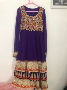 Purple Anarkali