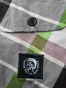Diesel Plaid Button-Down Shirt
