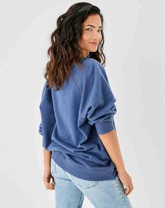 old navy Blue V-Neck Top