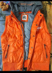 Being Human Orange Padded Jacket