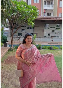 Jimmy Choo Saree With Ready Blouse