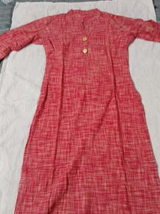 Elegant Red Kurta