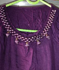 Elegant Purple Kurta