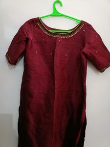 Pure Raw Silk Kurta
