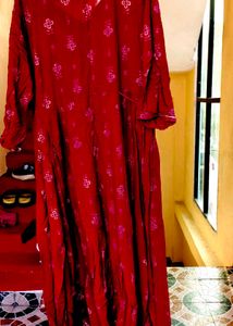 2 blackand  Maroon Embroidered Kurta