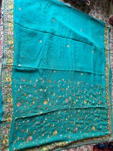 pure goergette parsi gara saree