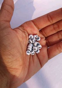 alphabet beads - mixed