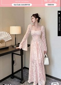 Pink Pintresty Dress Boack And Yellow