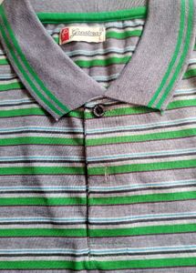 Striped Polo T-Shirt