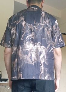 Art Print Button-Down Shirt