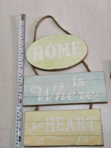 Voncasa Wooden Wall Hanging Set Of 2