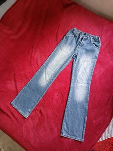 Aesthetic Pinteresty Mid-rise Blue Denim Jeans